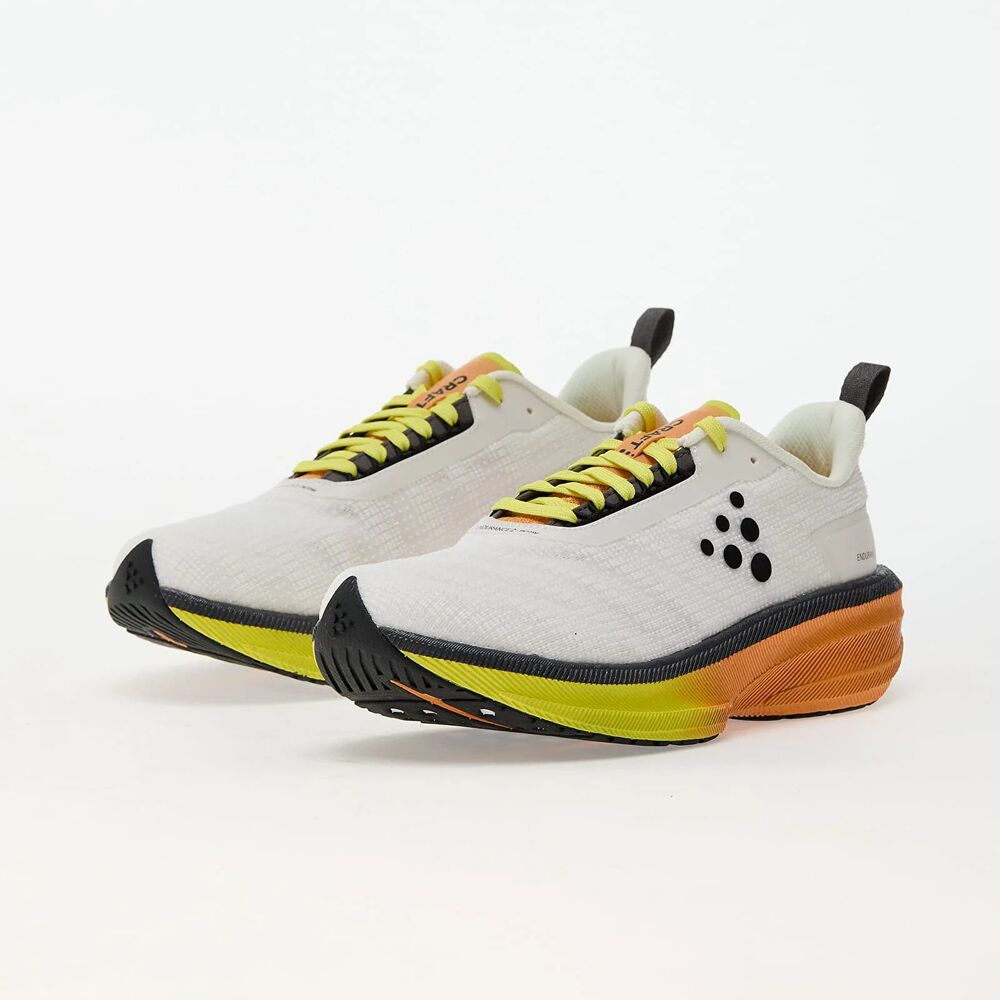 Craft Men's Endurance 2 Sneaker, Ash White/Sour, 10 Medium US